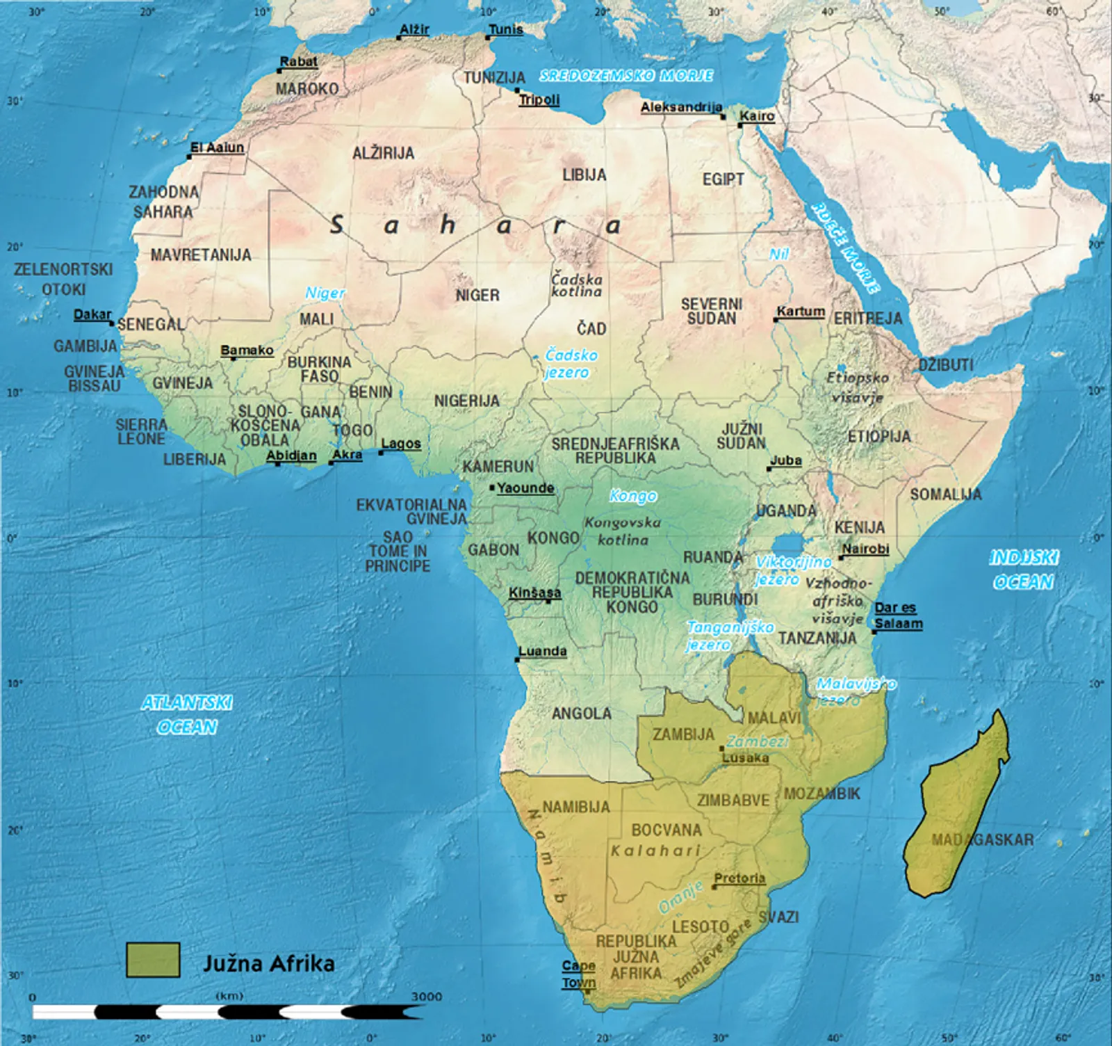 Južná Afrika location image
